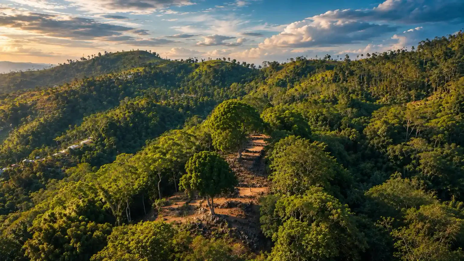 Gunung Padang megalithic site in West Java